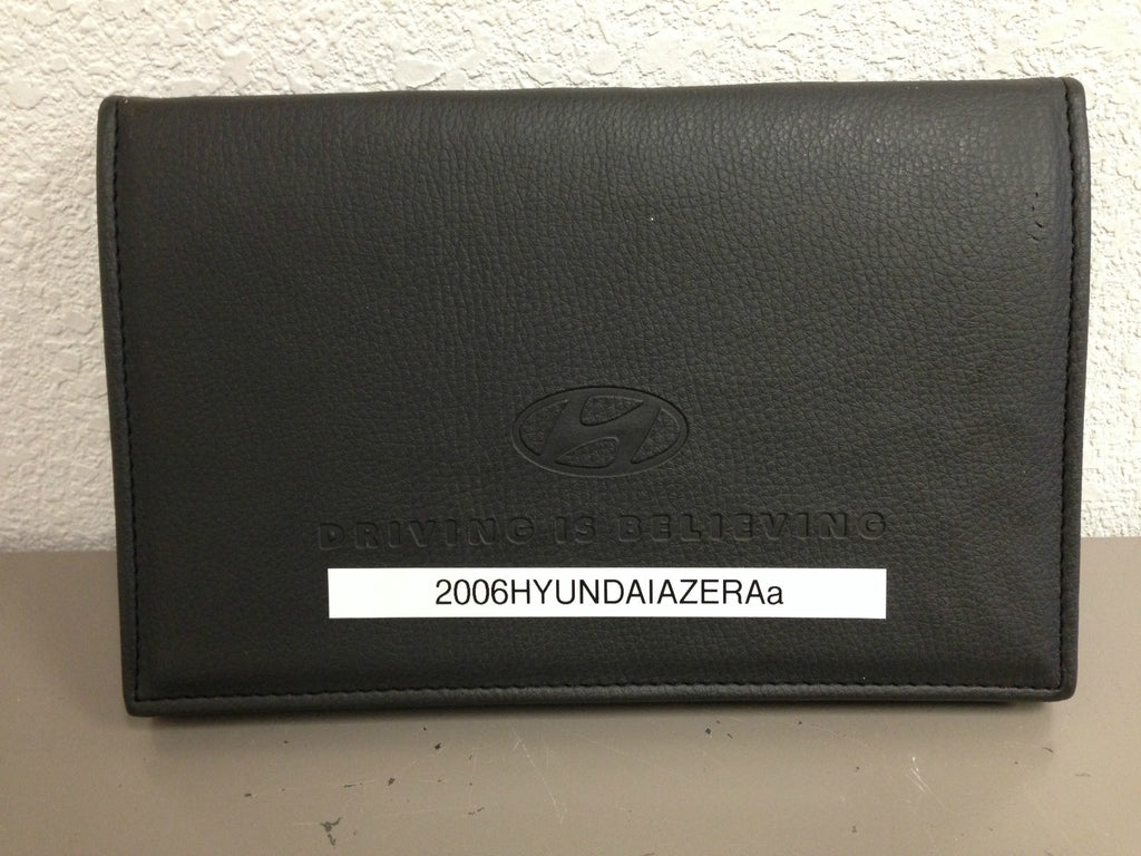 2006 Hyundai Azera Genuine OEM Owner's Manual Set with Case - Free Shipping
