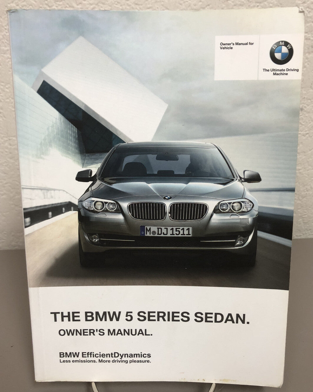 2011 BMW 5-Series Sedan Genuine OEM Owner's Manual Set w/BMW Case--Free Shipping