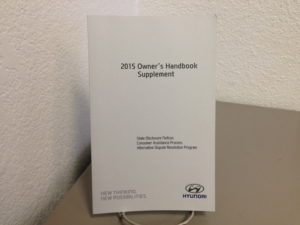 2015 Hyundai Sonata Genuine OEM Owner's Manual w/ Supplements & Case-Ships Free