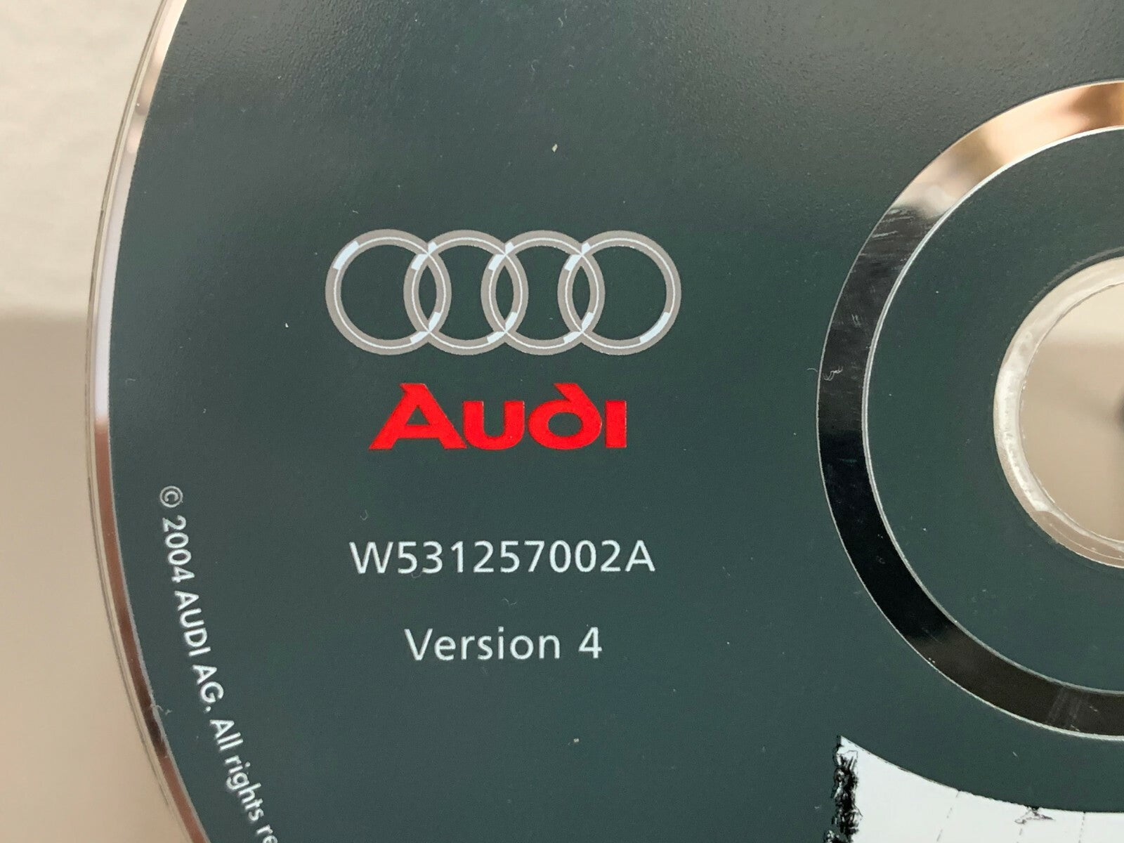 2004-2006 Audi A8 S8 A8L A6 S6 RS6 OEM Navigation MMI Disc W531257002A Vers.4