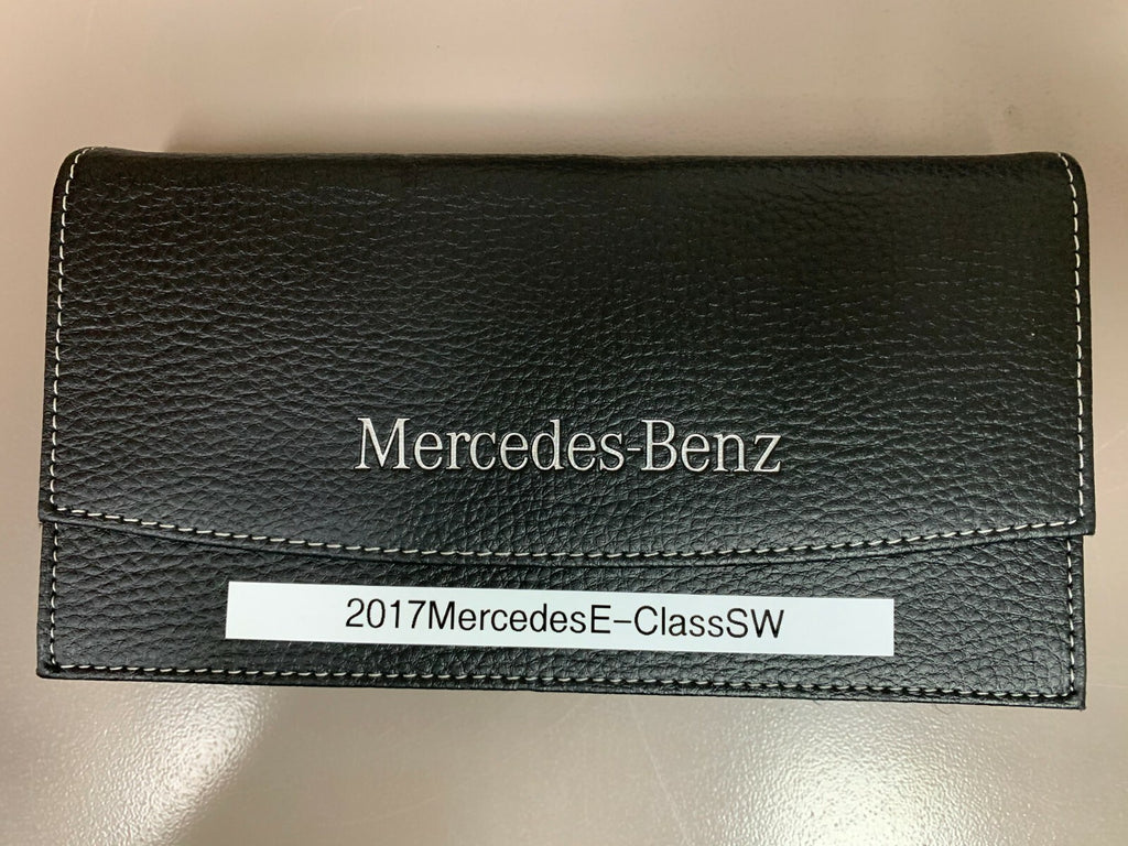 2017 Mercedes-Benz E300 E400 Sedan Genuine OEM Owner's Manual Set w/MBZ Case
