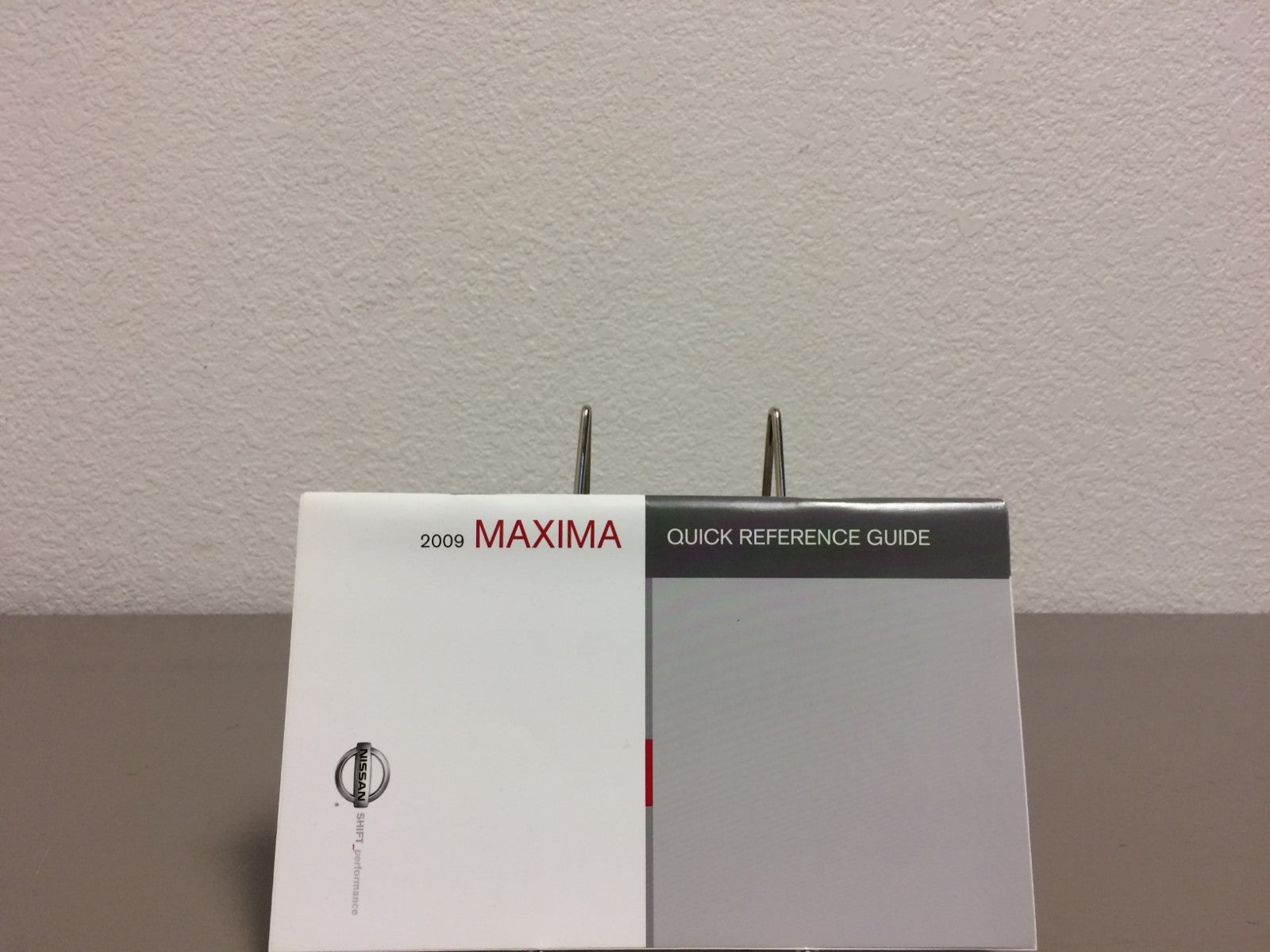 2009 Nissan Maxima Genuine OEM Owner's Manual Set with Navigation Manual & Case