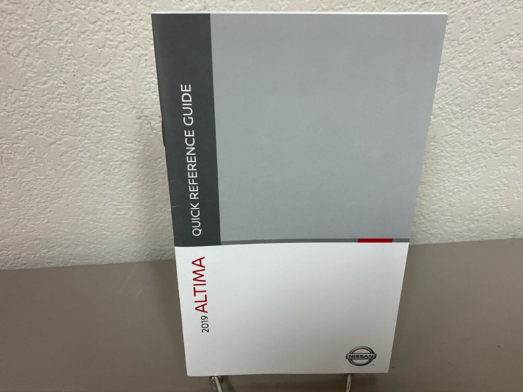 2019 Nissan Altima Genuine OEM Owner's Manual Set with Navigation Manual & Case
