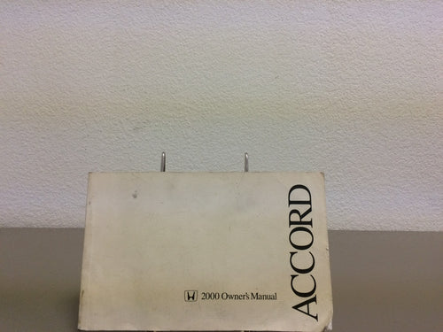 2000 Honda Accord Sedan Genuine OEM Owner's Manual--Free Shipping!