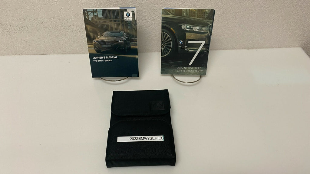 NEW 2022 BMW 7 Series 750i 740Li xDrive M760Li Genuine OEM Owner's Manual w/Case