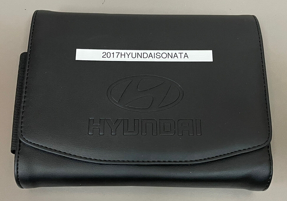 2017 Hyundai Sonata Genuine OEM Owner's Manual Set w/ Hyundai Case-Free Shipping