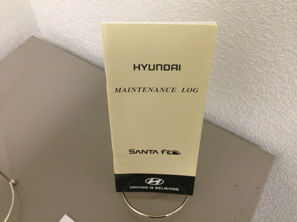 2003 Hyundai Santa Fe Genuine OEM Owner's Manual Set w/Hyundai Case--Ships Free!