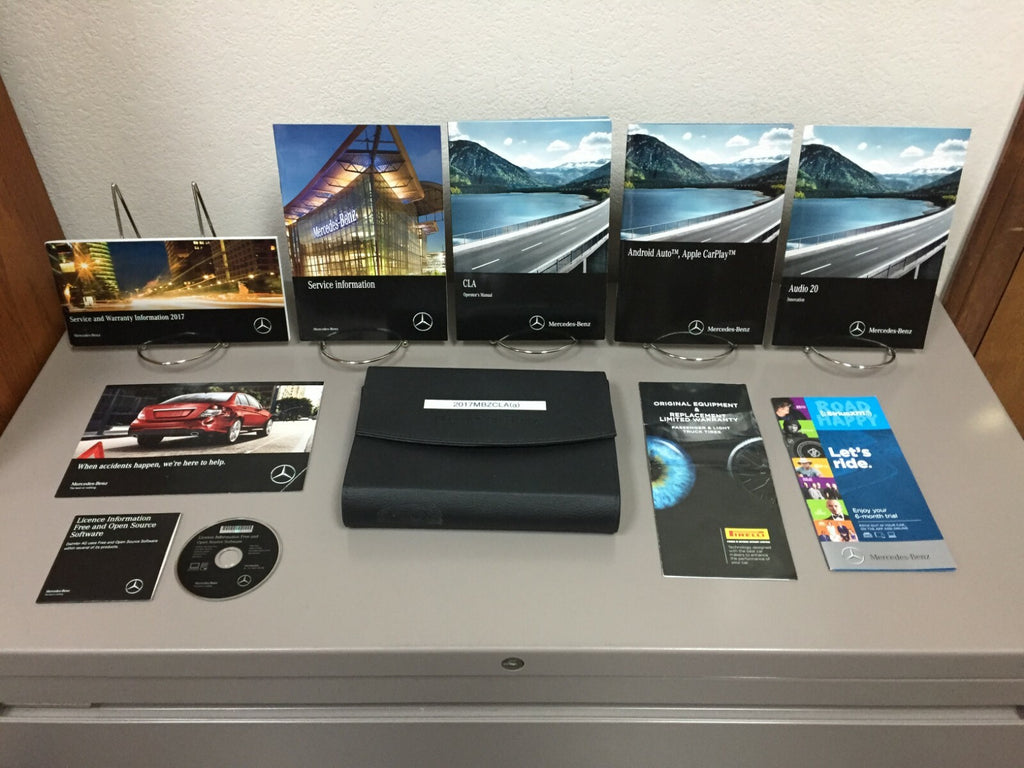 2017 Mercedes-Benz CLA 250 AMG Genuine OEM Owner's Manual Set w/Mercedes Case
