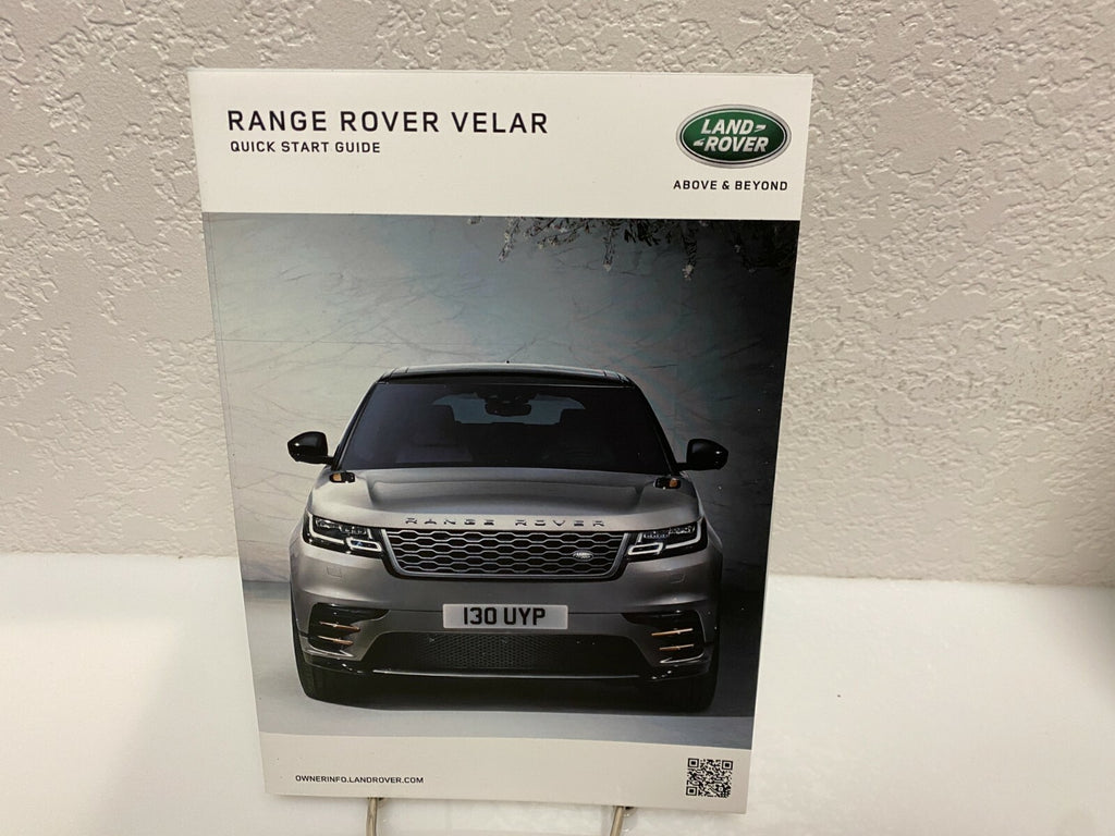 2018 Range Rover Velar Genuine OEM Owner's Manual Set w/Case--Free Shipping!!!