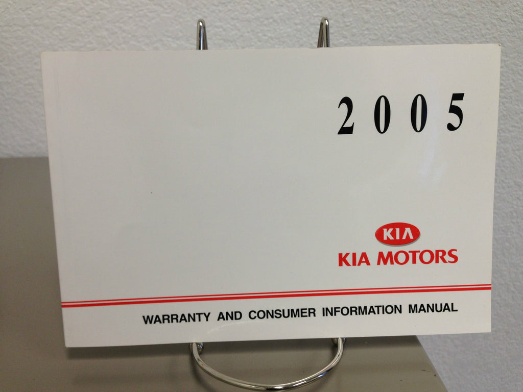 2005 Kia Spectra Genuine OEM Owner's Manual Set w/Case -- Free Shipping!