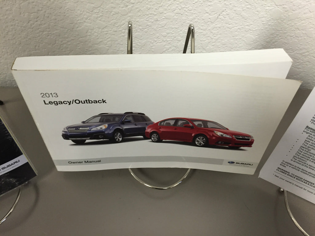 2013 Subaru Legacy Outback OEM Owner's Manual with Case - Free Shipping