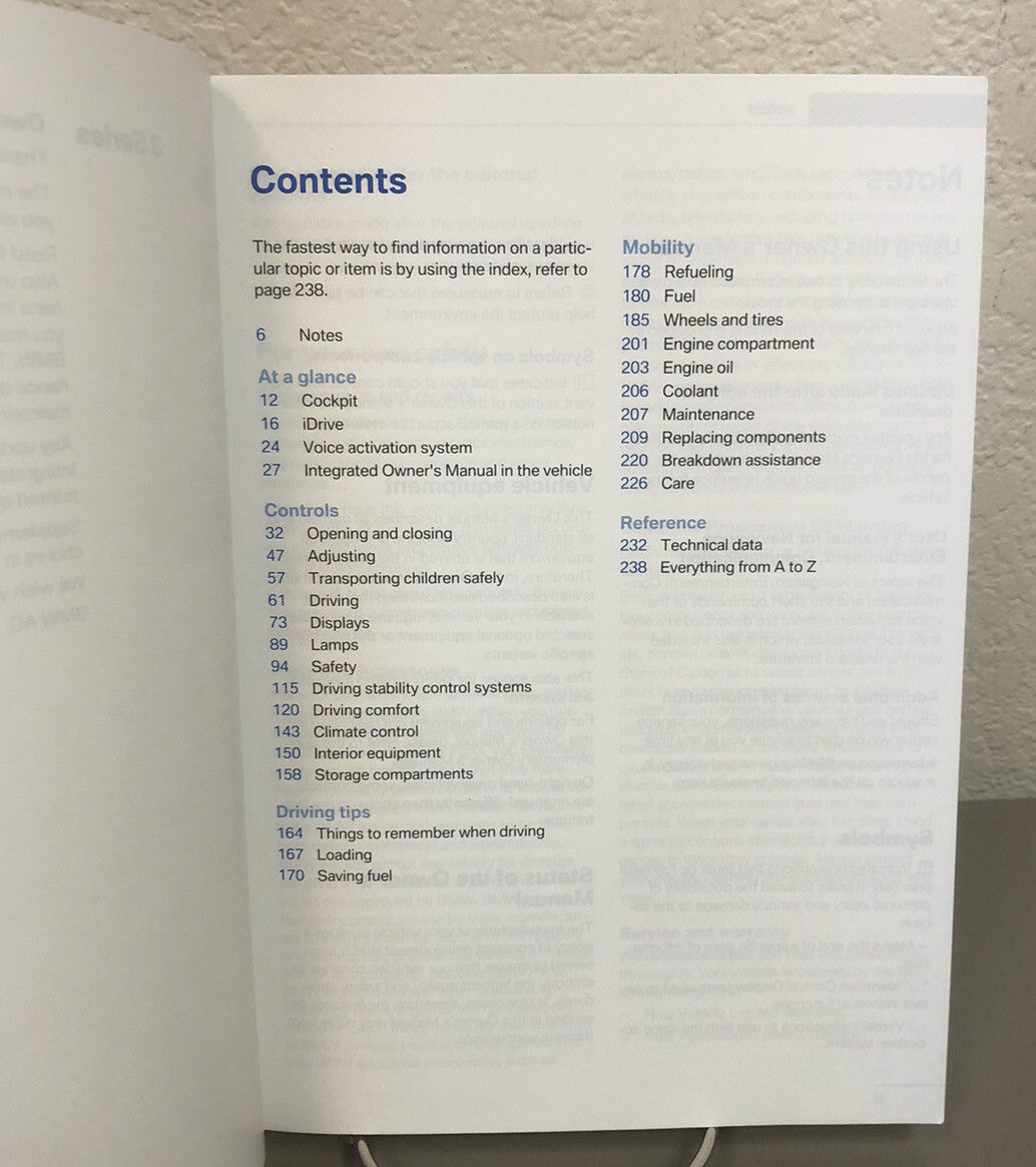 2014 BMW 3 Series Sedan Genuine OEM Owner's Manual Set w/Case and Navi Manual