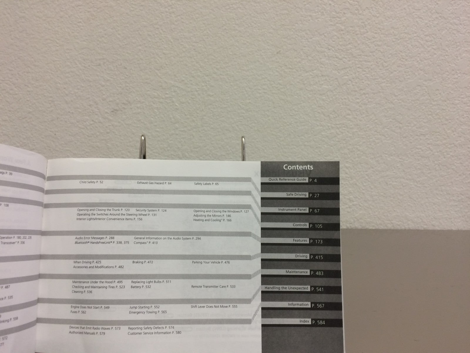 2015 Honda Accord Sedan Genuine OEM Owner's Manual Set w/Case--Free Shipping!