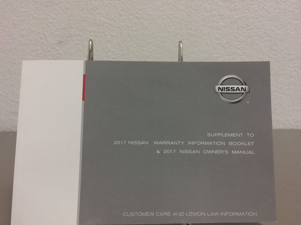 2017 Nissan Altima Sedan Genuine OEM Owner's Manual & Case--Free Shipping!