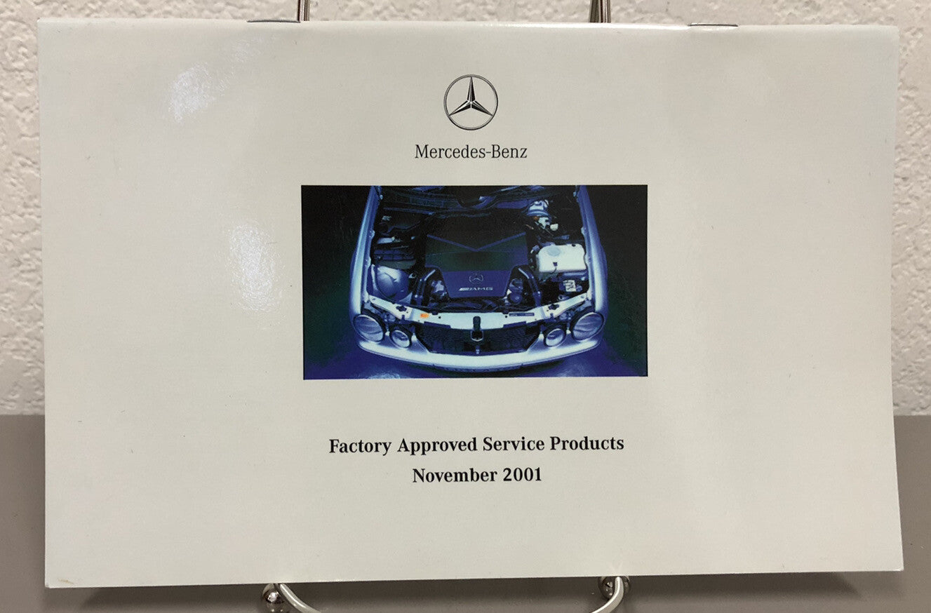 2002 Mercedes Benz S-Class S430 S500 S55 AMG S600 Owner's Manual Set w/MBZ Case