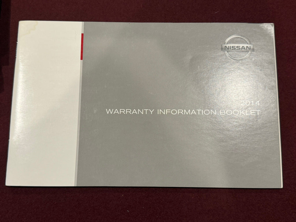 2014 Nissan Versa Note Genuine OEM Owner's Manual Set w/Case--Free Shipping!