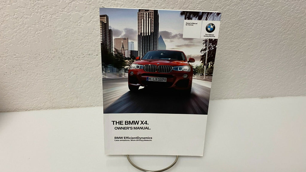 2015 BMW X4 xDrive 28i 35i Genuine OEM Owner's Manual Set w/Case Free Shipping!!