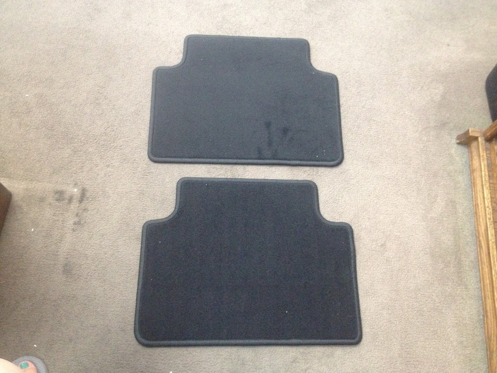 Jaguar OEM Floor Mat Set of 2- BLACK