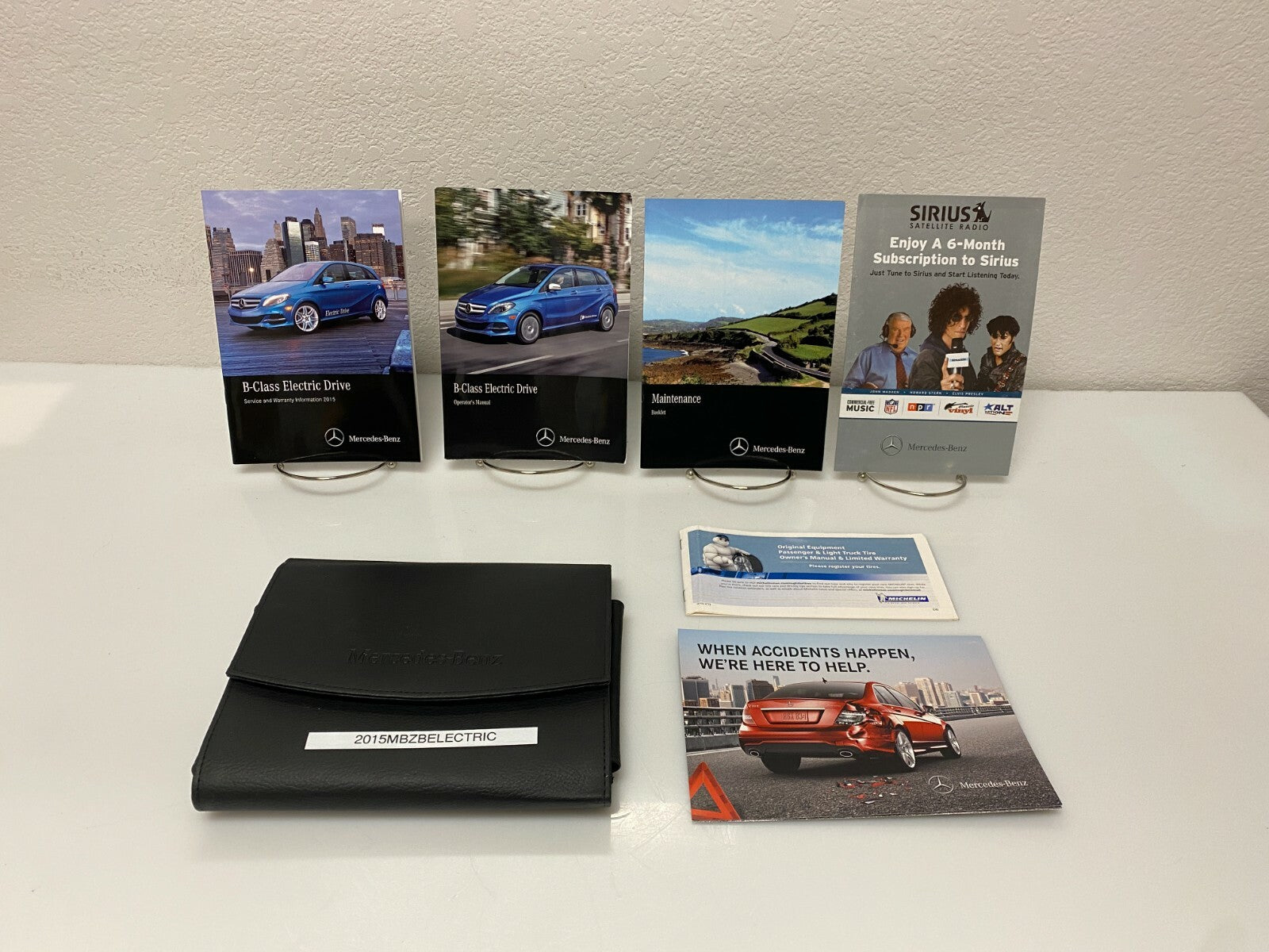 2015 Mercedes-Benz B-Class Electric Drive Genuine OEM Owner's Manual w/Case