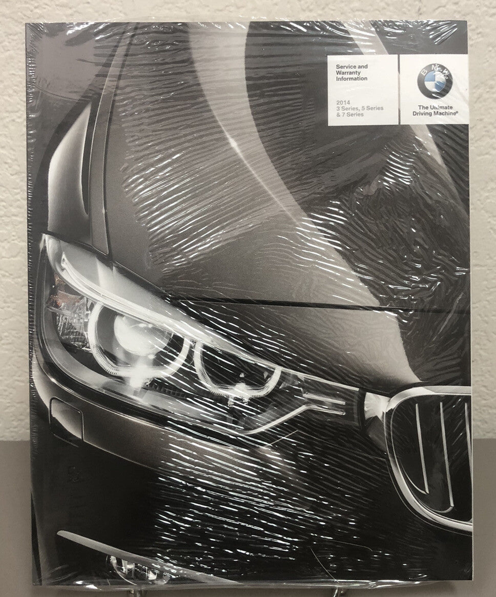 2014 BMW 3 Series Gran Turismo 328i 335i xDrive Owner Manual w/iDrive Navigation