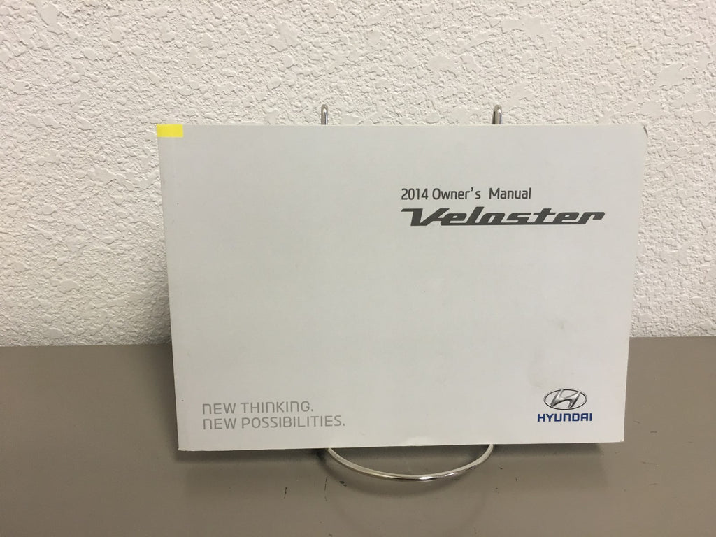 2014 Hyundai Veloster Genuine OEM Owner's Manual Set w/Hyundai Case-Free Ship!!