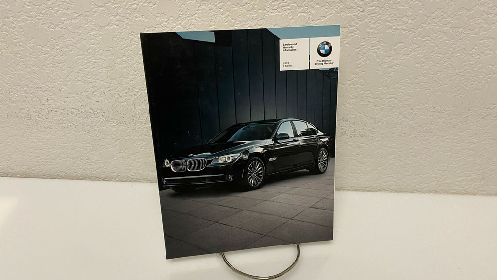2013 BMW 7 Series 740i Li 750i 760Li xDrive OEM Owner's Manual w/Case