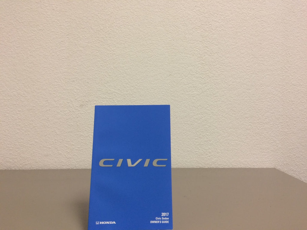 2017 Honda Civic Sedan OEM Owner's Manual Set w/Honda Case--Free Shipping!