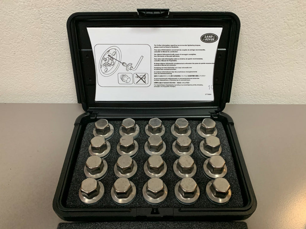 GENUINE OEM WHEEL LUG NUTS FULL SET OF 20 FOR 2020 RANGE ROVER/LR4--RRD500510
