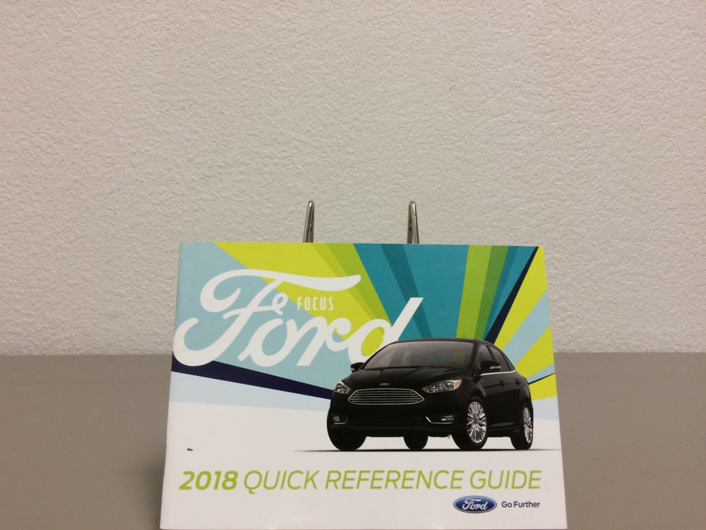 2018 Ford Focus Genuine OEM Owner's Manual Set w/Ford Case-Free Shipping!!!