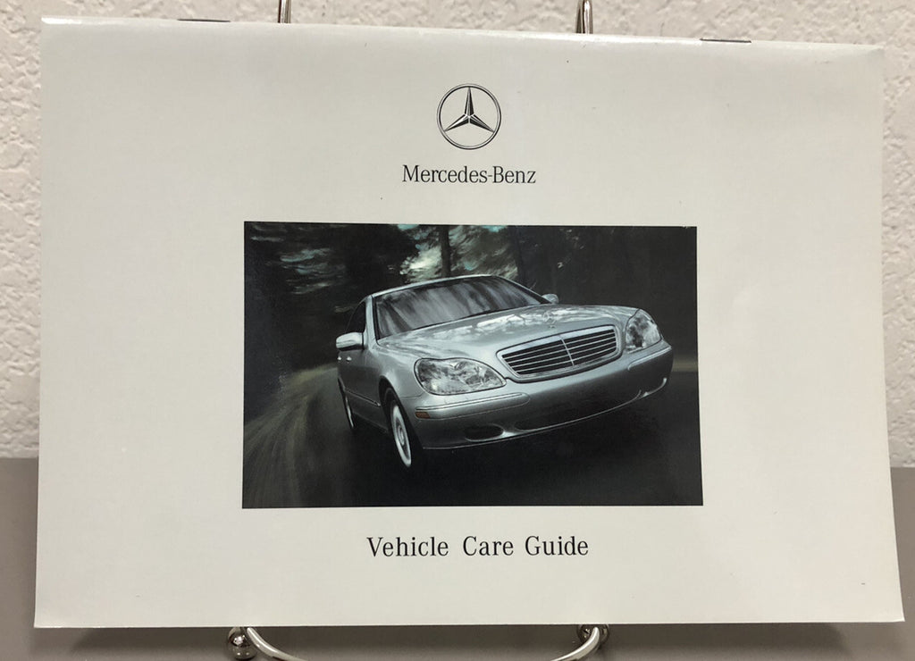 2002 Mercedes Benz S-Class S430 S500 S55 AMG S600 Owner's Manual Set w/MBZ Case