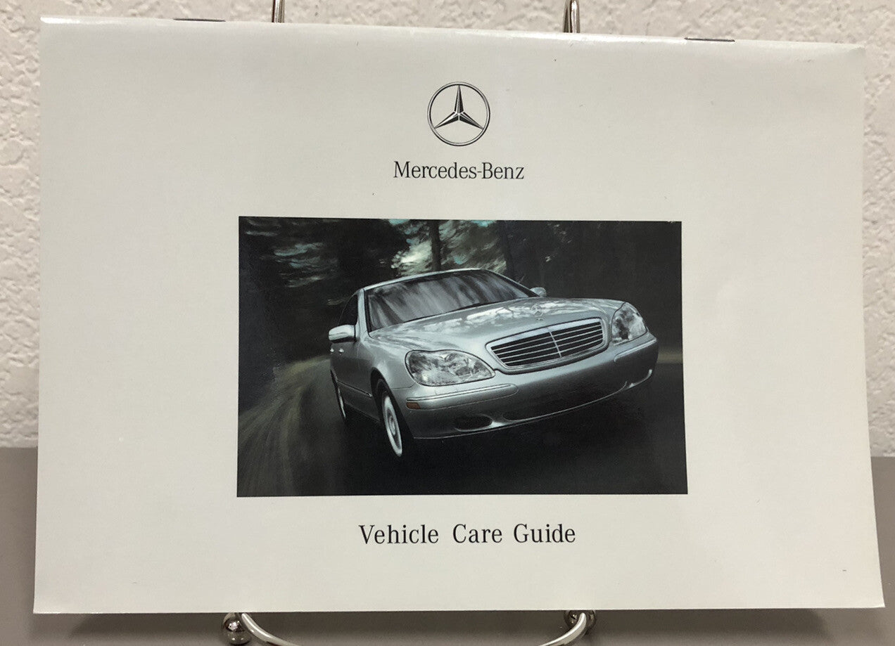2002 Mercedes Benz S-Class S430 S500 S55 AMG S600 Owner's Manual Set w/MBZ Case
