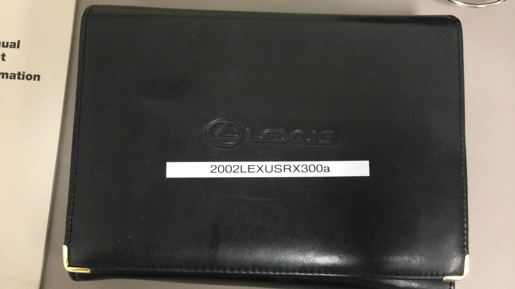 2002 Lexus RX 300 Genuine OEM Owner's Manual Set w/Case--Free Shipping!
