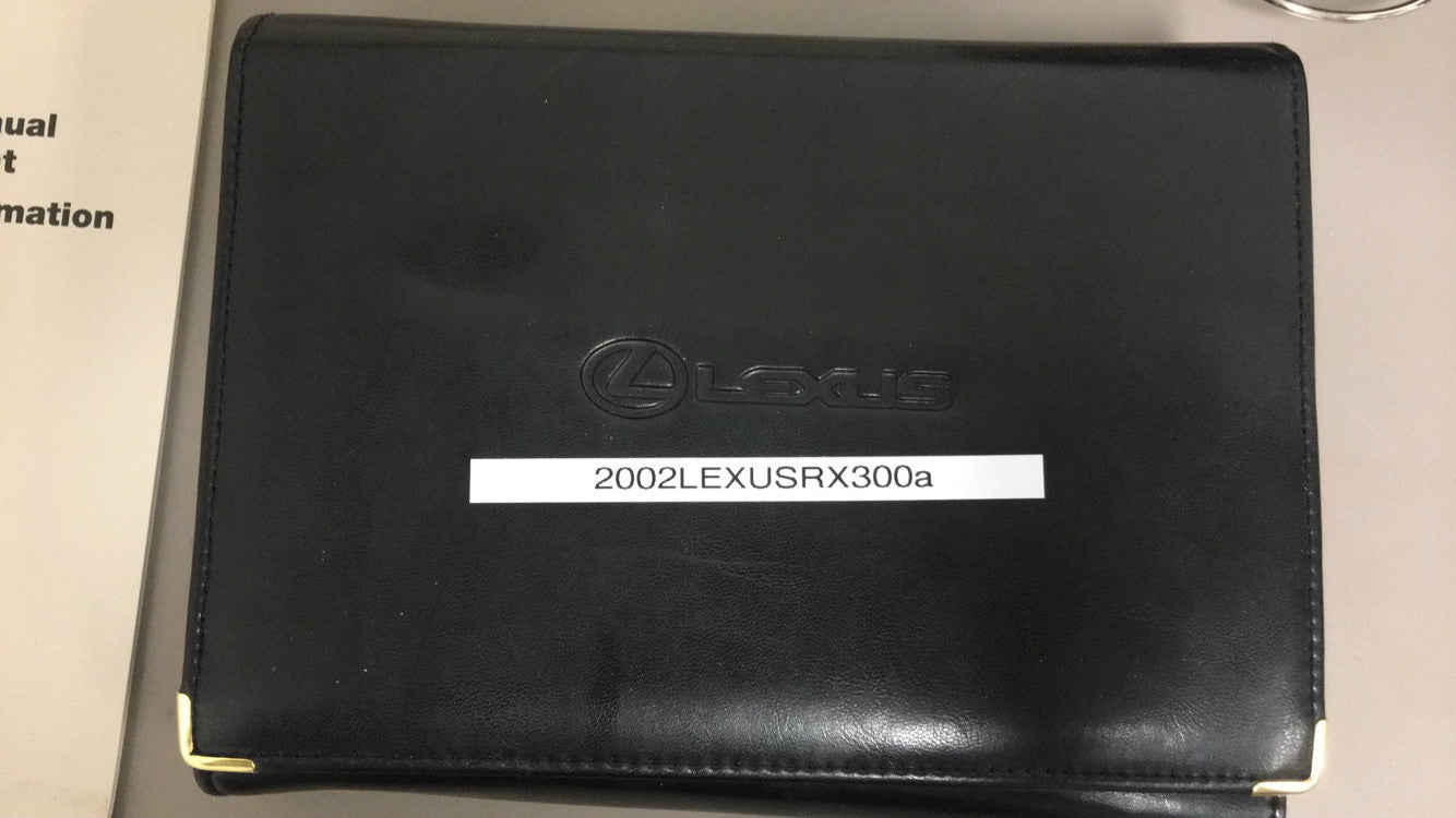 2002 Lexus RX 300 Genuine OEM Owner's Manual Set w/Case--Free Shipping!