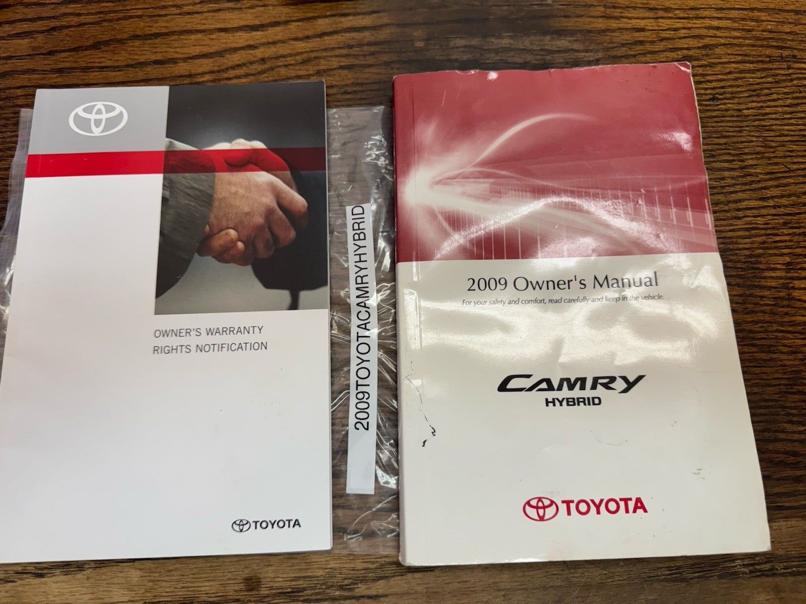 2009 Toyota Camry Hybrid OEM Owner's Manual--Free Shipping.