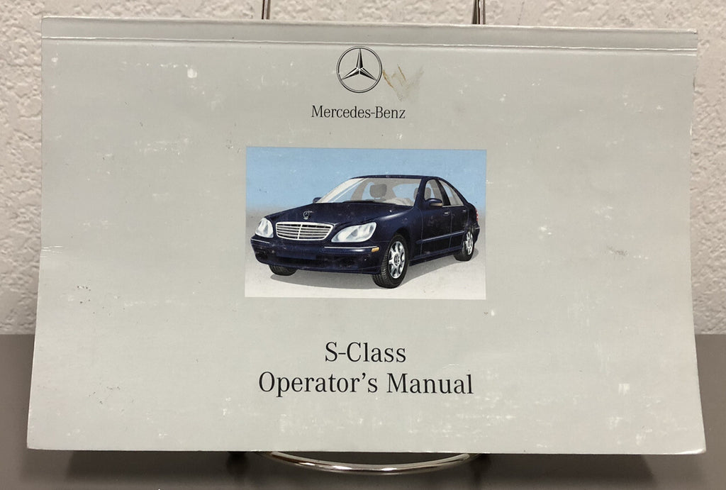 2002 Mercedes Benz S-Class S430 S500 S55 AMG S600 Owner's Manual Set w/MBZ Case