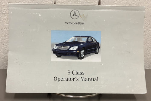 2002 Mercedes Benz S-Class S430 S500 S55 AMG S600 Owner's Manual Set w/MBZ Case