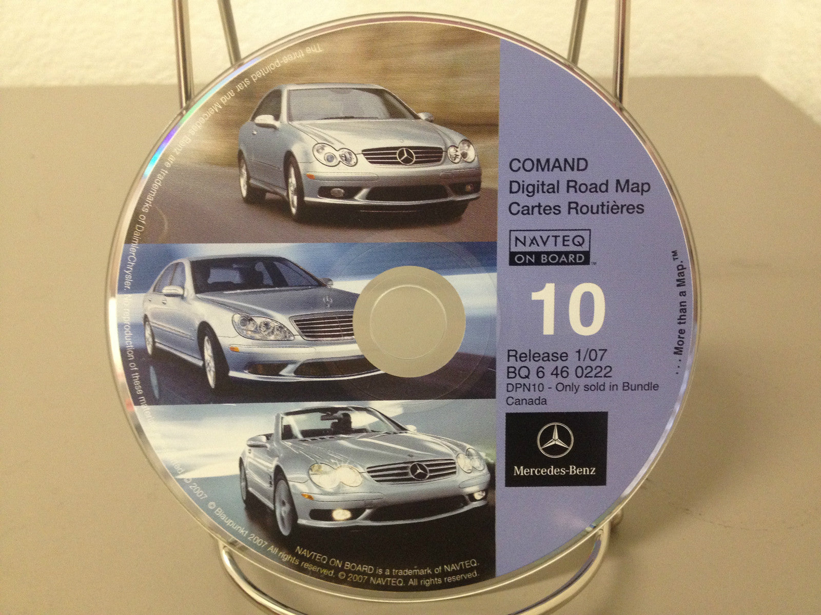 2007 Mercedes Benz Navigation Disc 10