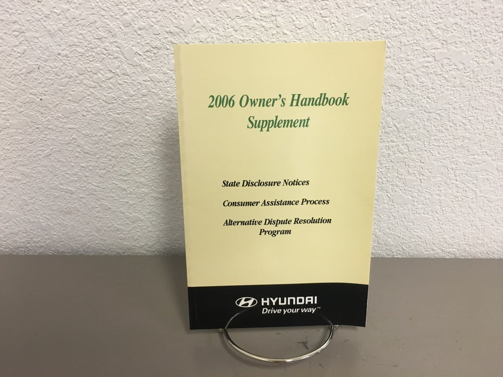 2006 Hyundai Tucson Genuine OEM Owner's Manual Set w/Hyundai Case-Free Shipping