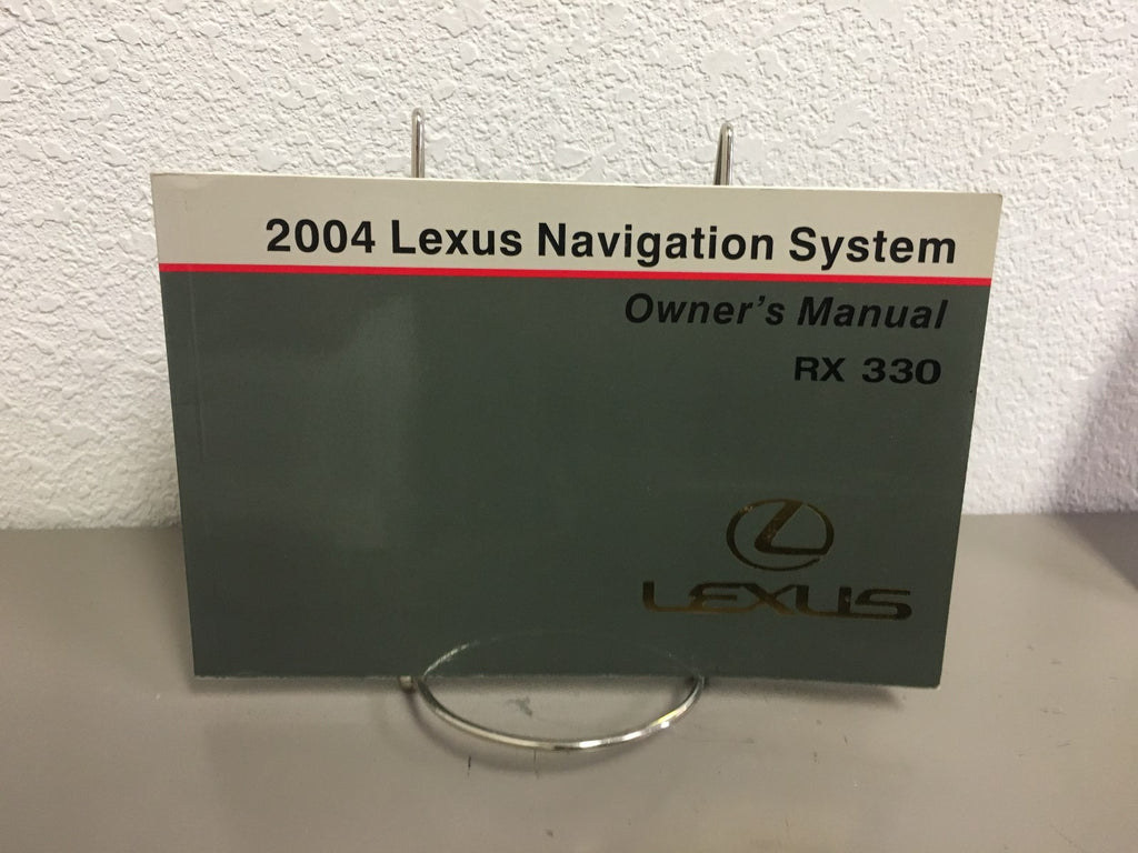 2004 Lexus RX 330 Genuine OEM Owner's Manual Set W/ Case & Navigation Manual