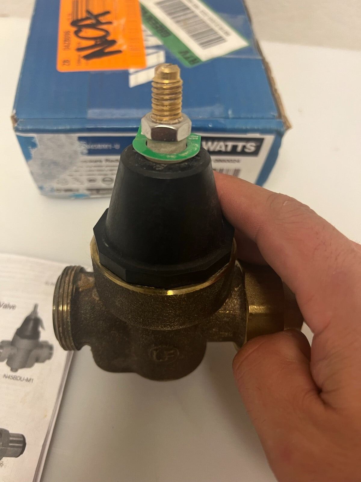 Watts 3/4”  Water Pressure Reducing Valve Lead Free(LFN45BM1-U)