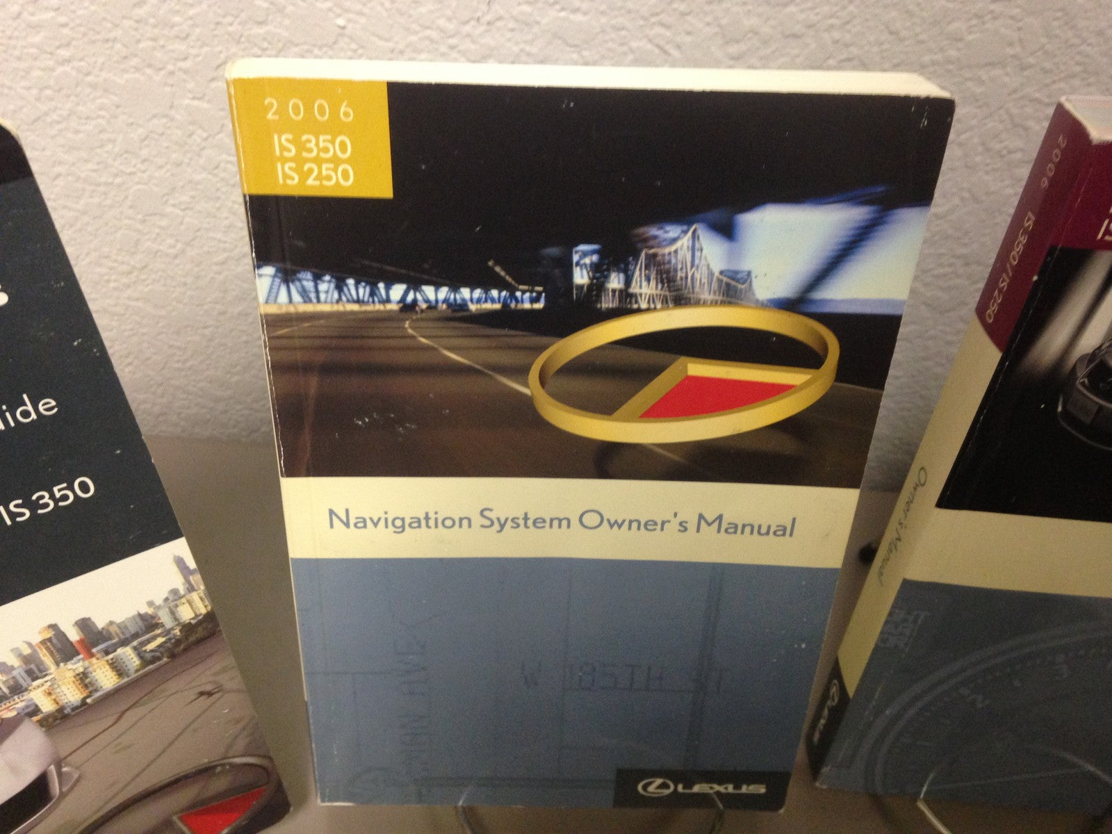 2006 LEXUS IS 350 IS 250 OEM Owner's Manual Set w/Navigation Manual & Lexus Case