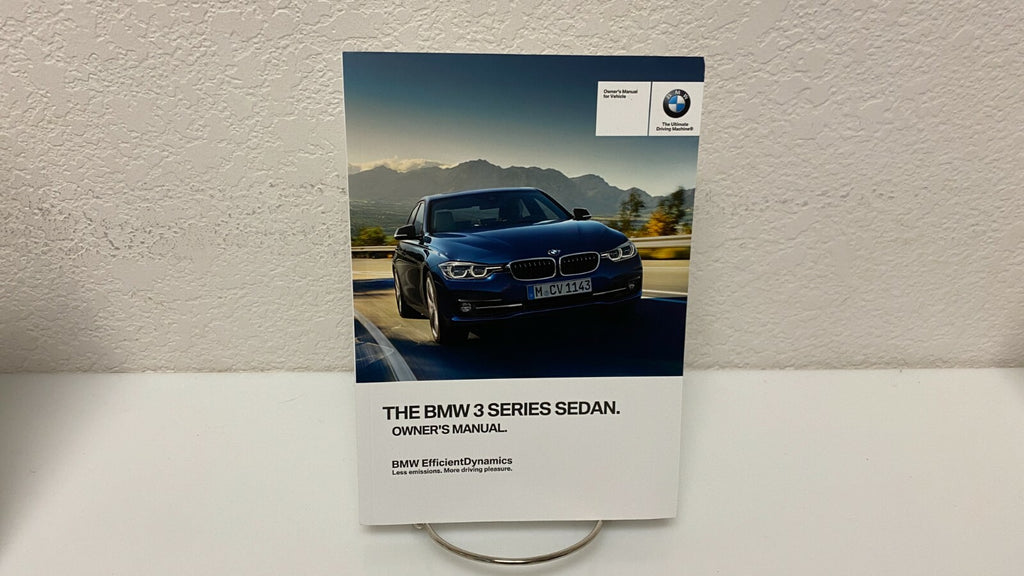 2016 BMW 3-Series Sedan OEM Owner's Manual Set for 320i 328i 328d 340i xDrive