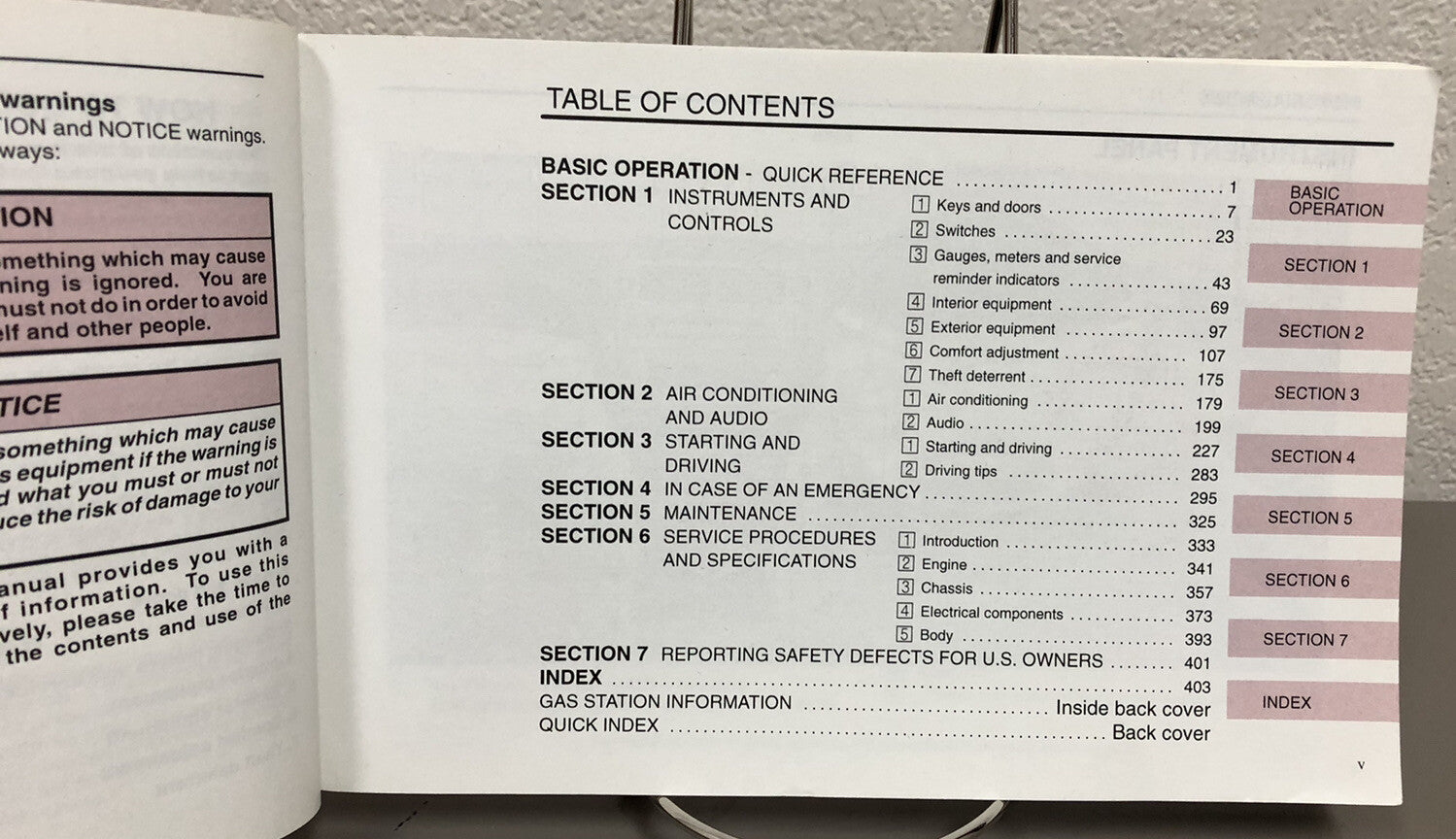 2002 Lexus LS 430 Genuine OEM Owner's Manual