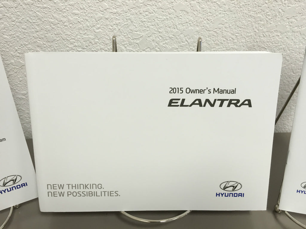 2015 Hyundai Elantra Sedan Genuine OEM Owner's Manual Set w/Case-Free Shipping!
