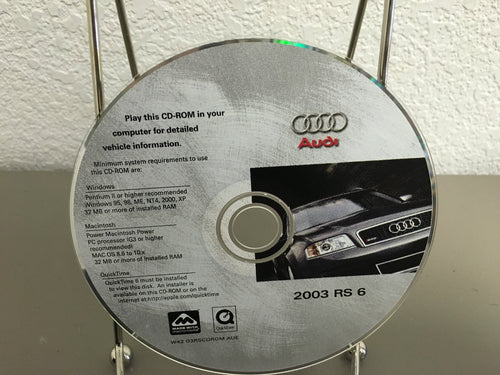 02 03 04 Audi Allroad A6 S6 RS6 A8 A8 L S8 TT Navigation CD Set W531237002