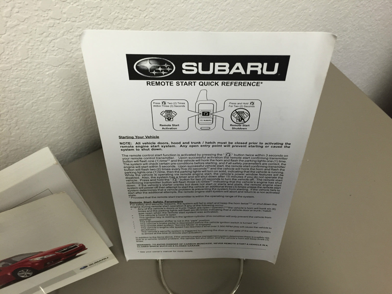 2013 Subaru Legacy Outback OEM Owner's Manual with Case - Free Shipping
