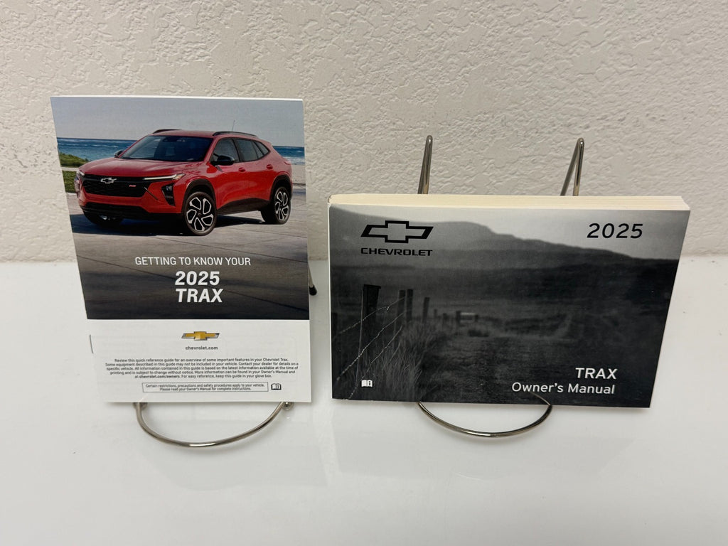 2025 Chevrolet Chevy Trax Genuine OEM Owner's Manual