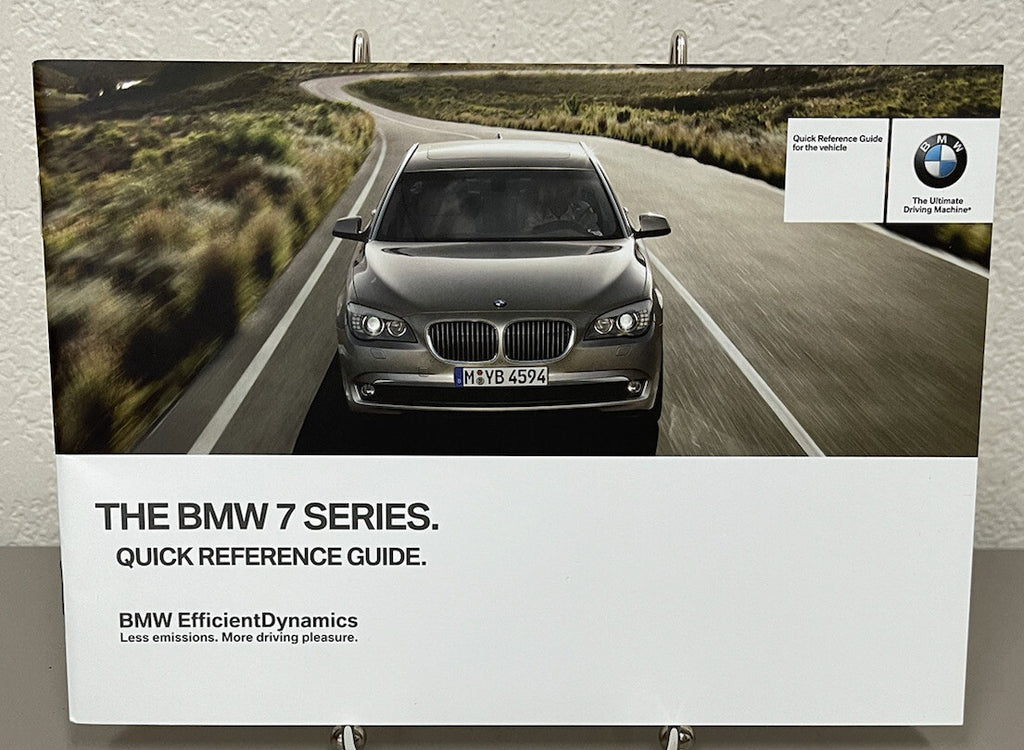 2012 BMW 7 Series 740i 740Li 750i 750Li 760Li xDrive Owner's Manual w/ Key FOB