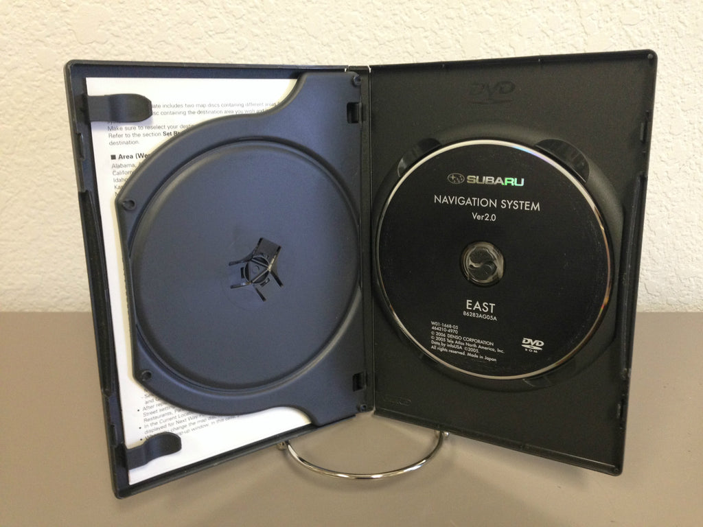 2005 2006 2007 Subaru Navigation Disc DVD United States East Map 2.0 86283AG05A