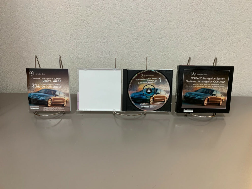 2000 2001 2002 Mercedes-Benz S-Class Comand Navigation DVD California & Nevada
